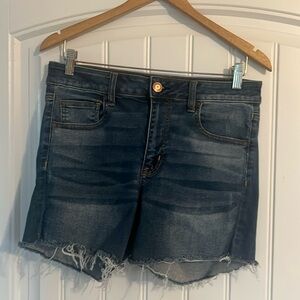 American Eagle High Rise Jean Shortie size 12